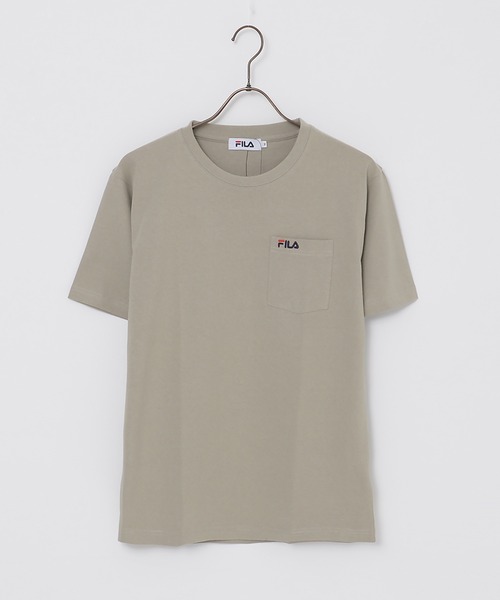FILA(フィラ)の「【FILA/フィラ】ポケット付き ワンポイント刺繍 半袖Tシャツ/デカロゴプリント半袖Tシャツ(Tシャツ/カットソー・メンズ・ベージュ/ネイビー/ブラック/ホワイト/ベージュ系その他/グレー/ブルー系その他/ホワイト系その他/グレー系その他/ブラック系その他/レッド/グレー系その他3/ブルー系その他2/ホワイト系その他2/ブラック系その他2/グレー系その他2/ブルー系その他3/グリーン系その他2/ホワイト系その他3/グレー系/グリーン系その他/カーキ/ブルーグレー/サックスブルー系1/サックスブルー系2/ベージュ系その他2/ブルー系その他4/ブルー系/ベージュ系・LL/M/L/3L/4L)」の12枚目の写真