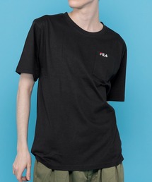 【FILA／フィラ】ポケット付き ワンポイント刺繍 半袖Tシャツ/デカロゴプリント半袖Tシャツ