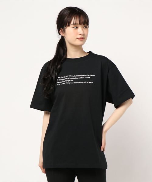 PAGEBOY（ページボーイ）の「フロントロゴTEE（Tシャツ/カットソー・レディース・オフホワイト/ブラック・FREE）」の10枚目の写真