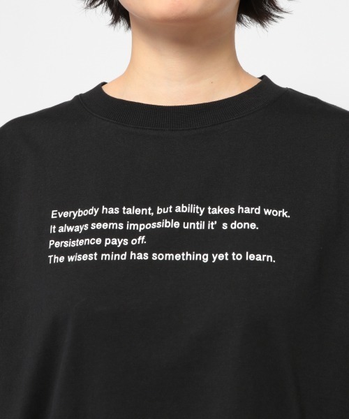 PAGEBOY（ページボーイ）の「フロントロゴTEE（Tシャツ/カットソー・レディース・オフホワイト/ブラック・FREE）」の18枚目の写真