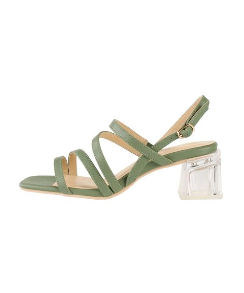 dazzlin（ダズリン）の「メニーストラップサンダル【WEB限定】（サンダル・レディース・ベージュ/グリーン/クリア/ブラック・SMALL/MEDIUM/LARGE）」の8枚目の写真