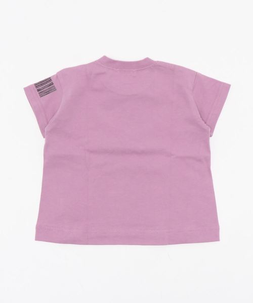 BRANSHES（ブランシェス）の「ネオンライン半袖ロゴTシャツ（Tシャツ/カットソー・キッズ・パープル/オフホワイト・80ｃｍ/140cm/100cm/90cm/110cm/150cm/130cm/120cm）」の20枚目の写真