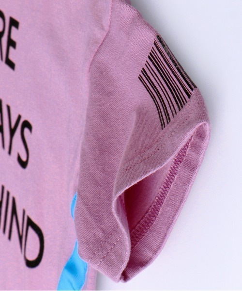 BRANSHES（ブランシェス）の「ネオンライン半袖ロゴTシャツ（Tシャツ/カットソー・キッズ・パープル/オフホワイト・80ｃｍ/140cm/100cm/90cm/110cm/150cm/130cm/120cm）」の12枚目の写真