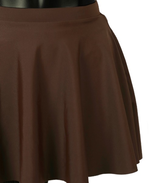 Tika（ティカ）の「水着 スカート 体型カバー ビキニ ハイウエスト レースアップ ビスチェ ショートパンツ タンキニ 3点セット レディース 韓国風 可愛い（水着・レディース・ボルドー/ベージュ・L/XL/M）」の11枚目の写真