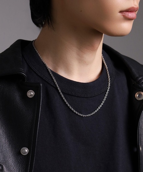 LION HEART(ライオンハート)の「“BASIC”ミディアムシルバーチェーンネックレス/シルバー925【LION HEART / ライオンハート】(ネックレス・メンズ・A/B/C/D・50cm/60cm)」の22枚目の写真