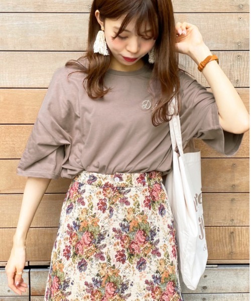 apres jour(アプレジュール)の「milkTシャツ×アプレトートセット【ZOZOTOWN限定アイテム】(Tシャツ/カットソー・レディース・モカ/ミント/ピンク/イエロー/オレンジ/ブルー/オフホワイト/レッド/ブラック/ラベンダー・フリー)」の21枚目の写真