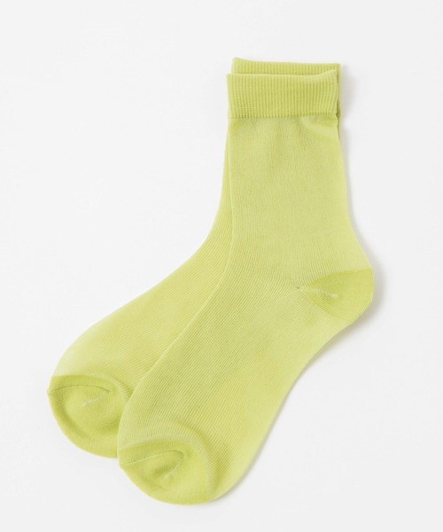 WEGO（ウィゴー）の「WEGO/ラメシアーソックス（ソックス/靴下・レディース・ホワイト/サックスブルー/オレンジ/グリーン系その他/ライトパープル・FREE）」の3枚目の写真