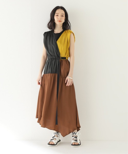 TELA テラ イタリア製 ロングワンピース プリーツスカート ロング丈 TELA テラ イタリア製 ロングワンピース プリーツスカート