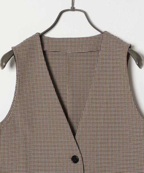 Heather(ヘザー)の「チェックジレ 892414(ベスト・レディース・グレー系その他/ブラウン系その他・FREE)」の6枚目の写真