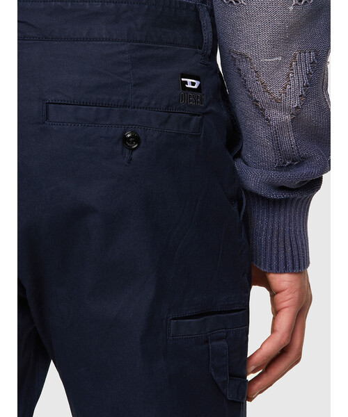 DIESEL（ディーゼル）の「メンズ パンツ ワークパンツ チノ ハンマーループ ロゴ エンブロイダリー（チノパンツ）」 WEAR