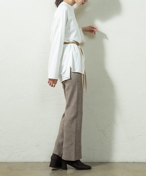 mystic（ミスティック）の「メランジニットパンツ（その他パンツ・レディース・グレー/ブラウン/ピンク・FREE）」の13枚目の写真