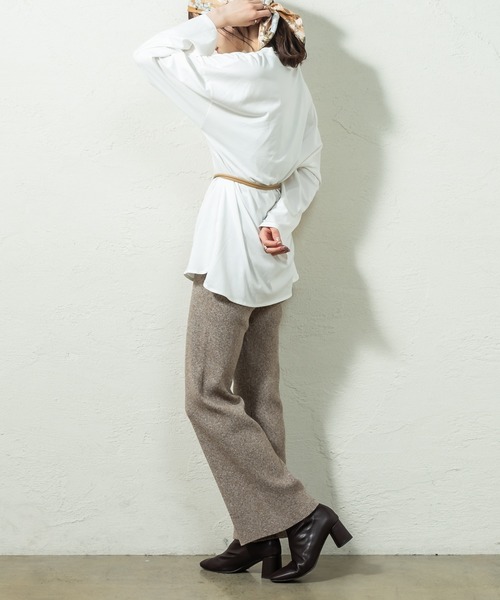 mystic（ミスティック）の「メランジニットパンツ（その他パンツ・レディース・グレー/ブラウン/ピンク・FREE）」の11枚目の写真