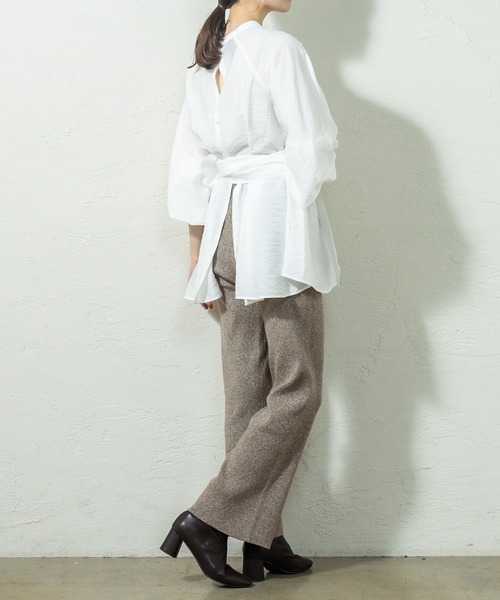 mystic（ミスティック）の「メランジニットパンツ（その他パンツ・レディース・グレー/ブラウン/ピンク・FREE）」の7枚目の写真