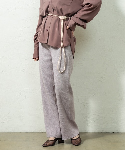 mystic（ミスティック）の「メランジニットパンツ（その他パンツ・レディース・グレー/ブラウン/ピンク・FREE）」の21枚目の写真