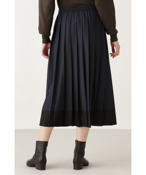 human woman（ヒューマンウーマン）の「ＷＯＯＬスムーススカート（スカート・レディース・カーキ/ネイビー・SMALL/MEDIUM）」の14枚目の写真