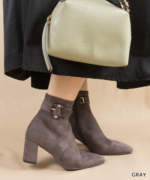 RANDA（ランダ）の「ソフトストレッチ 3WAYチャンキーヒールショート  