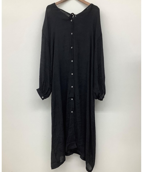 ulu（ウル）の「3way slavsheer back ribbon dress（ワンピース・レディース・ベージュ/ブラック・FREE）」の10枚目の写真