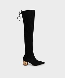 CHARLES & KEITH | テクスチャード サイハイブーツ / Textured Thigh High Boots(ブーツ)