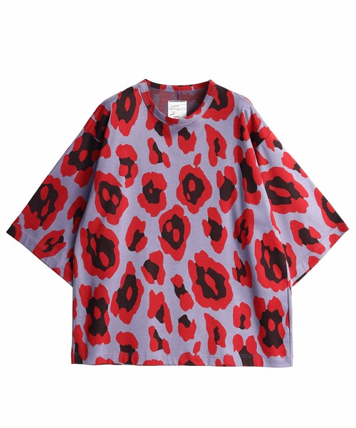 SHAREEF（シャリーフ）の「LEOPARD JQ BIG-T（Tシャツ/カットソー・メンズ・レッド/グレー/ブラック・1/3/2）」の2枚目の写真