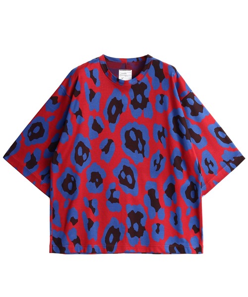 SHAREEF（シャリーフ）の「LEOPARD JQ BIG-T（Tシャツ/カットソー・メンズ・レッド/グレー/ブラック・1/3/2）」の6枚目の写真