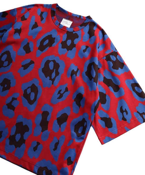 SHAREEF（シャリーフ）の「LEOPARD JQ BIG-T（Tシャツ/カットソー・メンズ・レッド/グレー/ブラック・1/3/2）」の7枚目の写真