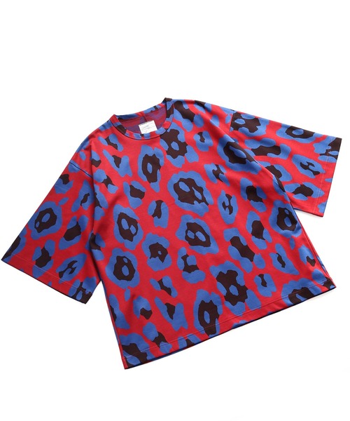 SHAREEF（シャリーフ）の「LEOPARD JQ BIG-T（Tシャツ/カットソー・メンズ・レッド/グレー/ブラック・1/3/2）」の8枚目の写真