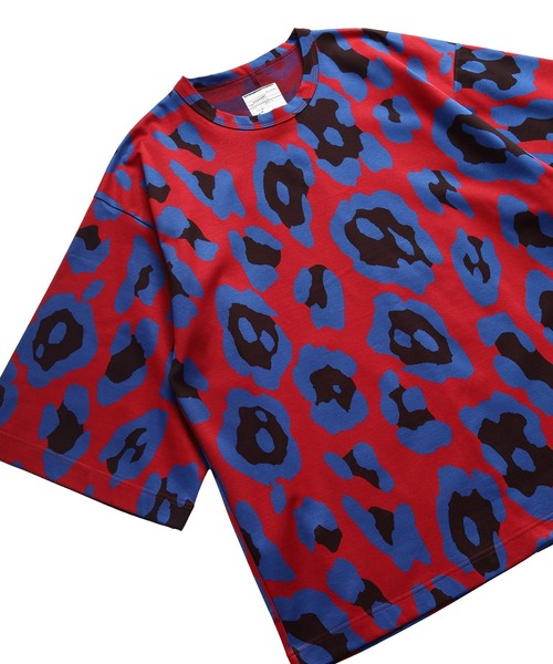SHAREEF（シャリーフ）の「LEOPARD JQ BIG-T（Tシャツ/カットソー・メンズ・レッド/グレー/ブラック・1/3/2）」の9枚目の写真