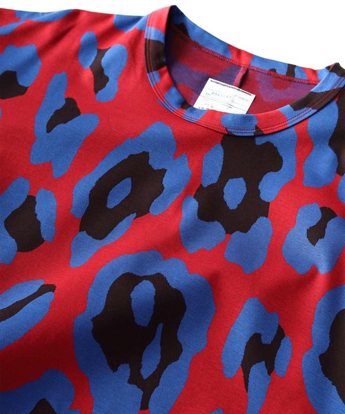 SHAREEF（シャリーフ）の「LEOPARD JQ BIG-T（Tシャツ/カットソー・メンズ・レッド/グレー/ブラック・1/3/2）」の10枚目の写真