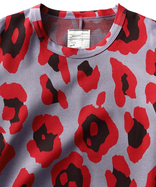 SHAREEF（シャリーフ）の「LEOPARD JQ BIG-T（Tシャツ/カットソー・メンズ・レッド/グレー/ブラック・1/3/2）」の14枚目の写真
