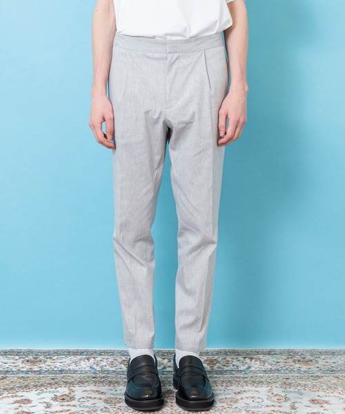 FACTOTUM(ファクトタム)の「【FACTOTUM】コンフォートウェザーストレッチリラックス1タックパンツ(スラックス・メンズ・グレー/ネイビー・46/44/48)」の7枚目の写真
