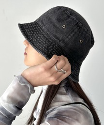 Outfitter lab（アウトフィッターラボ）の「【newhattan】 ニューハッタン サイズ展開あり バケットハット ツイル デニム ユニセックス/buckethat（ハット）」