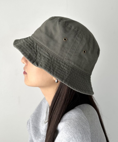 newhattan(ニューハッタン)の「【newhattan】 ニューハッタン サイズ展開あり バケットハット ツイル デニム ユニセックス/buckethat(ハット・レディース・ブラック/ダークブラック/ホワイト/ダークインディゴブルー/ネイビー/ライトブラック/カーキ/チャコール/ライトインディゴブルー/ライトベージュ/オリーブ/ダークグリーン/ベージュ系その他・S/M/L/XL/M/L)」の9枚目の写真