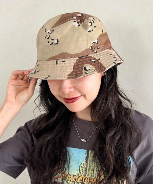 newhattan(ニューハッタン)の「【newhattan】 ニューハッタン サイズ展開あり バケットハット ツイル デニム ユニセックス/buckethat(ハット・レディース・ブラック/ダークブラック/ホワイト/ダークインディゴブルー/ネイビー/ライトブラック/カーキ/チャコール/ライトインディゴブルー/ライトベージュ/オリーブ/ダークグリーン/ベージュ系その他・S/M/L/XL/M/L)」の6枚目の写真