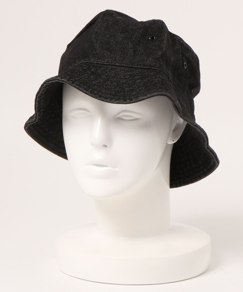 newhattan（ニューハッタン）の「【newhattan】 ニューハッタン サイズ展開あり バケットハット ツイル デニム ユニセックス/buckethat（ハット・レディース・ブラック/ブラック系その他/ホワイト/ダークインディゴブルー/ネイビー/スミクロ/ベージュ/チャコール/ライトインディゴブルー/ライトベージュ/カーキ/ダークグリーン・S/M/L/XL/M/L）」の15枚目の写真