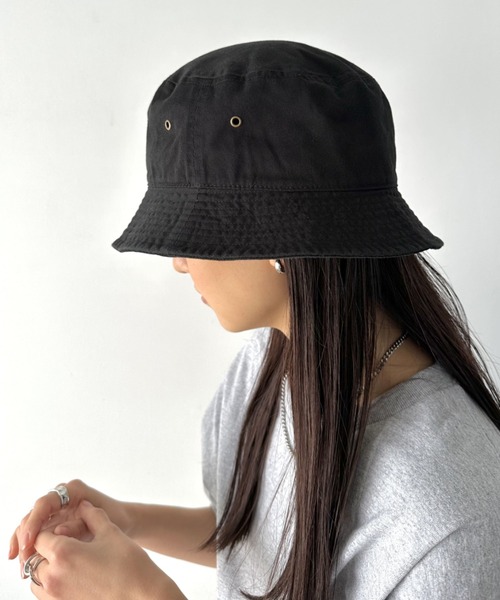NEIGHBORHOOD バケットハット チャコール　 新品タグ付き バケットハット 裏メッシュ タグ 帽子 コットン シンプル 大きい