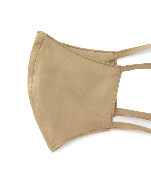 ADAM ET ROPE'（アダムエロペ）の「【WEB限定】シルクフォルムリボンマスク（その他・レディース・ブラック/ベージュ/ピンク/キャメル・FREE）」の6枚目の写真