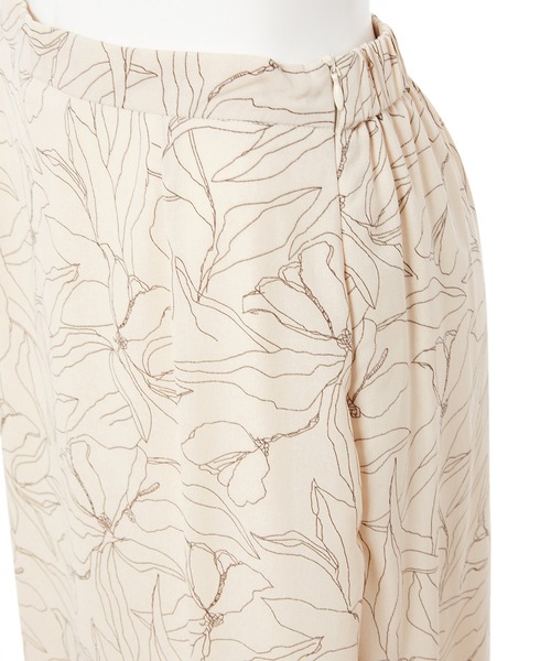 fifth（フィフス）の「バイカラーフラワースカートセットアップ（セットアップ・レディース・ベージュ/ブルー・MEDIUM）」の10枚目の写真