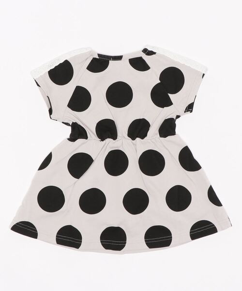 RAGMART(ラグマート)の「半袖ワンピース ボーダー ドット ヨット(ワンピース・キッズ・ドット/ブラック×ホワイト/ブルー・90cm/80cm/95cm)」の4枚目の写真
