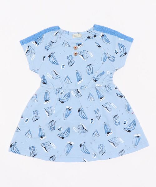 RAGMART(ラグマート)の「半袖ワンピース ボーダー ドット ヨット(ワンピース・キッズ・ドット/ブラック×ホワイト/ブルー・90cm/80cm/95cm)」の10枚目の写真