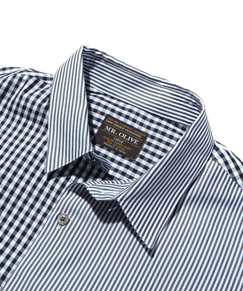 MR.OLIVE（ミスターオリーブ）の「クールマックス /ビッグシルエット 半袖シャツ（シャツ/ブラウス・メンズ・ブラック系その他/ブルー系その他・LARGE/MEDIUM/SMALL）」の10枚目の写真