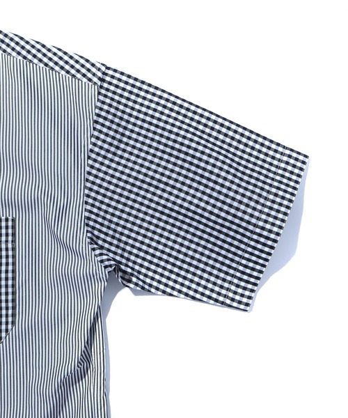 MR.OLIVE（ミスターオリーブ）の「クールマックス /ビッグシルエット 半袖シャツ（シャツ/ブラウス・メンズ・ブラック系その他/ブルー系その他・LARGE/MEDIUM/SMALL）」の6枚目の写真