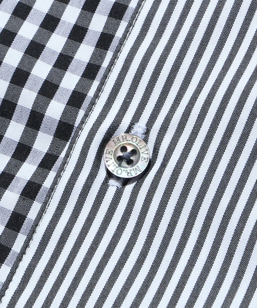 MR.OLIVE（ミスターオリーブ）の「クールマックス /ビッグシルエット 半袖シャツ（シャツ/ブラウス・メンズ・ブラック系その他/ブルー系その他・LARGE/MEDIUM/SMALL）」の9枚目の写真
