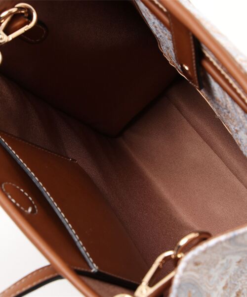 INTERPLANET(インタープラネット)の「ペイズリートートBAG(トートバッグ・レディース・ブラック/キャメル・フリー)」の4枚目の写真