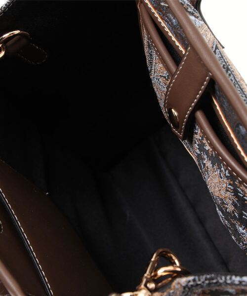 INTERPLANET(インタープラネット)の「ペイズリートートBAG(トートバッグ・レディース・ブラック/キャメル・フリー)」の7枚目の写真