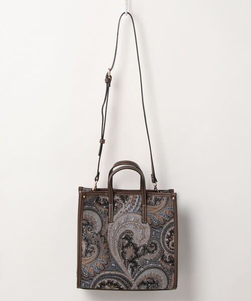 INTERPLANET(インタープラネット)の「ペイズリートートBAG(トートバッグ・レディース・ブラック/キャメル・フリー)」の15枚目の写真