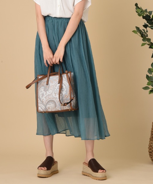 INTERPLANET(インタープラネット)の「ペイズリートートBAG(トートバッグ・レディース・ブラック/キャメル・フリー)」の9枚目の写真