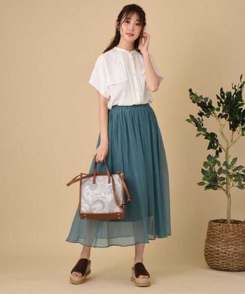 INTERPLANET(インタープラネット)の「ペイズリートートBAG(トートバッグ・レディース・ブラック/キャメル・フリー)」の8枚目の写真