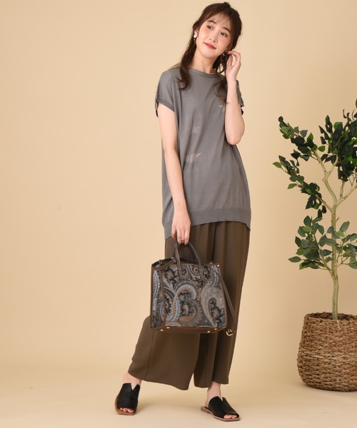 INTERPLANET(インタープラネット)の「ペイズリートートBAG(トートバッグ・レディース・ブラック/キャメル・フリー)」の10枚目の写真