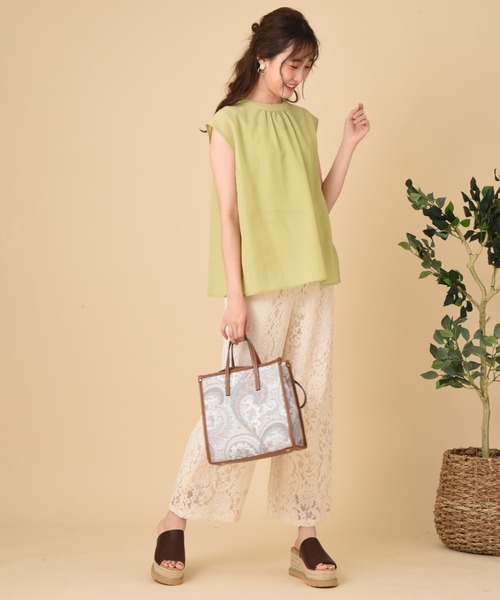 INTERPLANET(インタープラネット)の「ペイズリートートBAG(トートバッグ・レディース・ブラック/キャメル・フリー)」の18枚目の写真