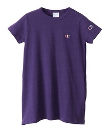 Champion（チャンピオン）の「【Champion/チャンピオン】キッズ ベーシック チュニックTシャツ（チュニック・パープル系）」